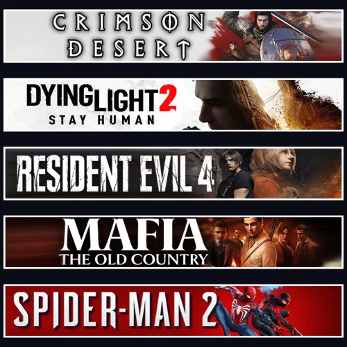 Crimson +DY2 +Evil 4 +Mafia +Spider 2